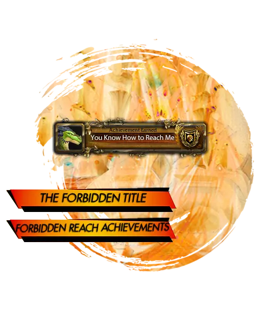 WoW The Forbidden Title Boost