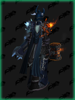 Ice and fire shaman back