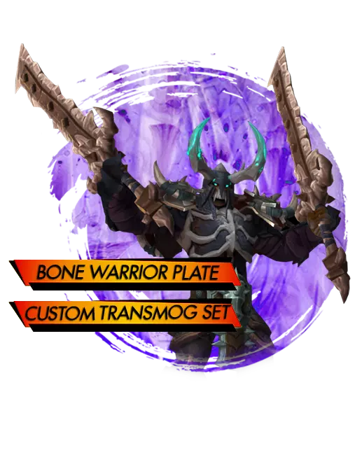 Bone Warrior Plate Set