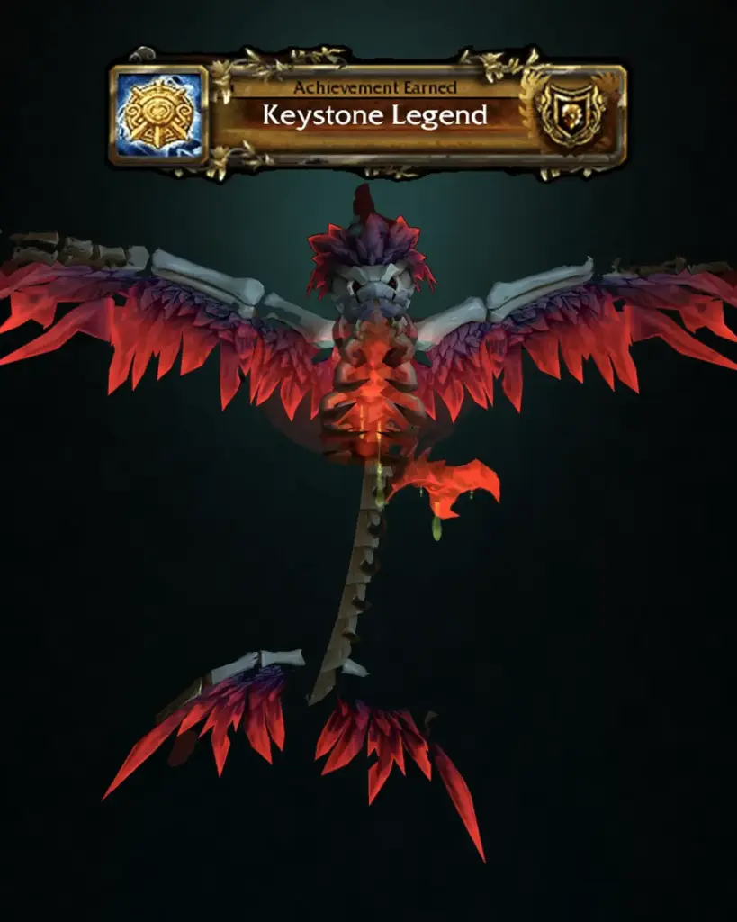 Get Keystone Legend achievement and seasonal mount