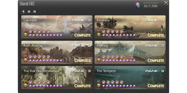shared fate Shadowbringers zones review