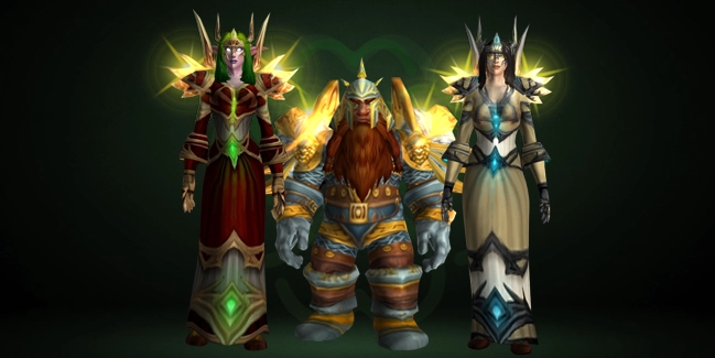 RBG Transmogs for Alliance: Warlock, Hunter, and Priest