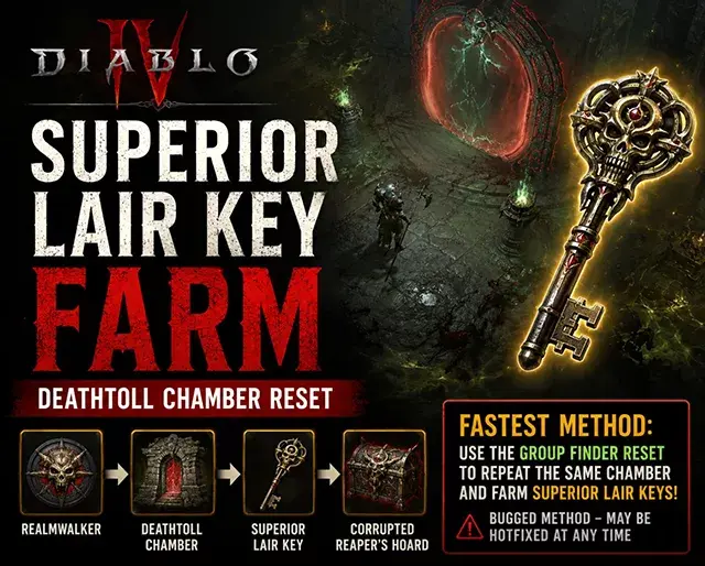 What Is the Best Way to Get Superior Lair Keys?