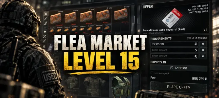 unlock flea market fast