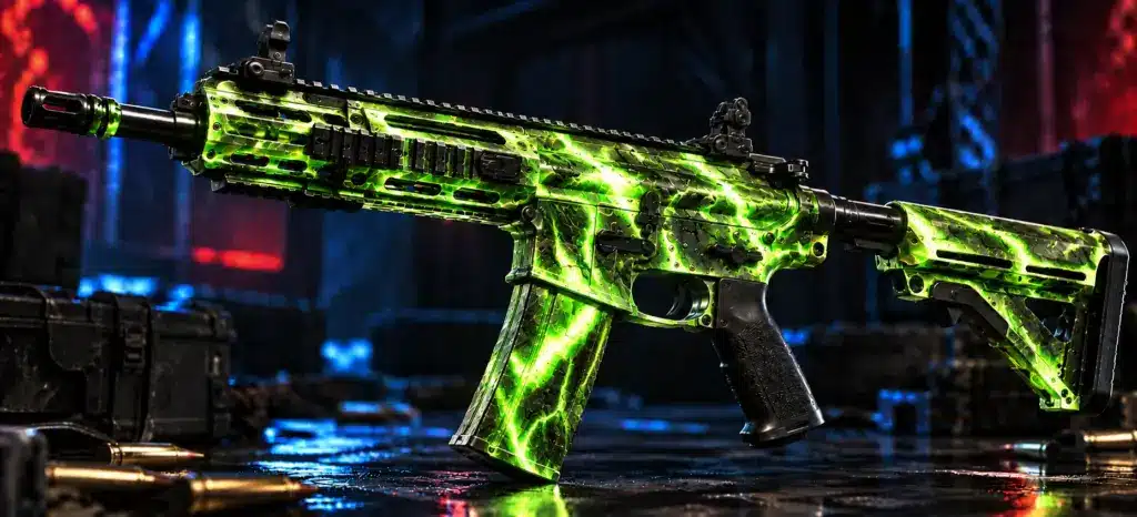 Pyroclast Cascade Prestige Mastery Camo in MW4