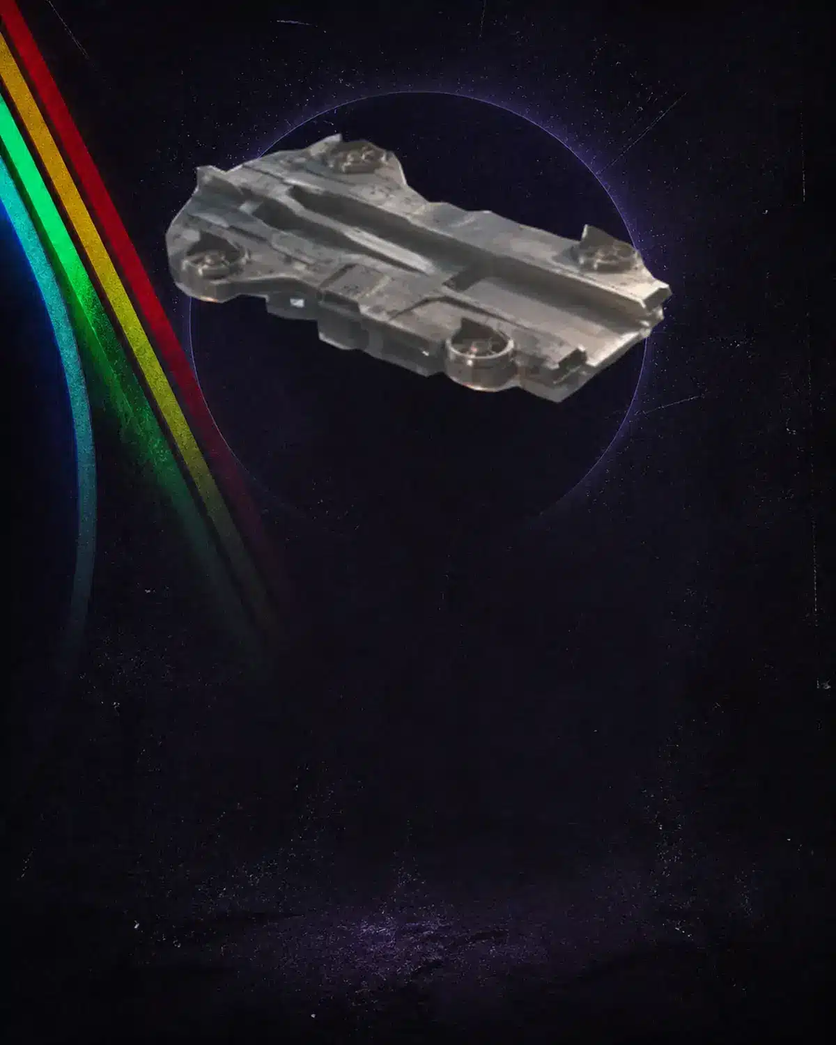 ARC Raiders Frigate vessel on a dark background